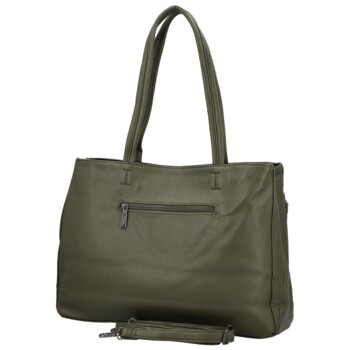 Dámská kabelka na rameno tmavě zelená - Coveri Zaki