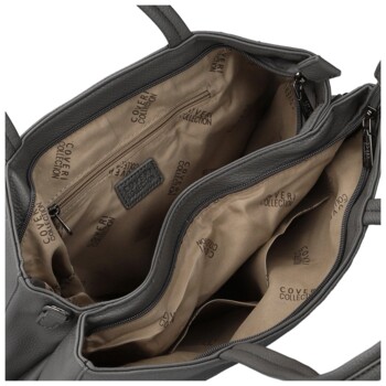 Dámská kabelka na rameno šedá - Coveri Zaki