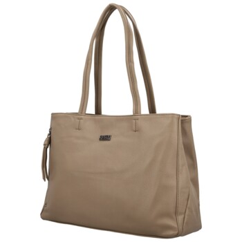 Dámská kabelka na rameno taupe - Coveri Zaki