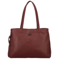 Dámská kabelka na rameno vínová - Coveri Zaki