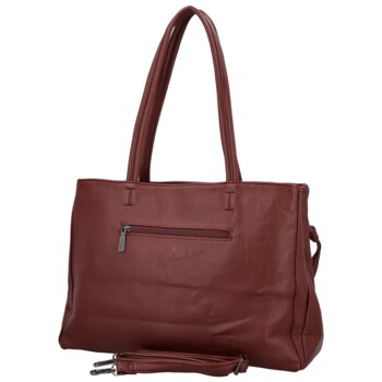 Dámská kabelka na rameno vínová - Coveri Zaki