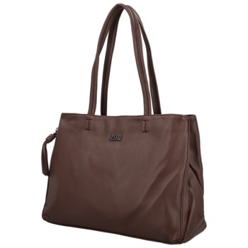 Dámská kabelka na rameno coffee - Coveri Zaki