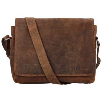 Pánská kožená taška camel - Greenwood Jordy