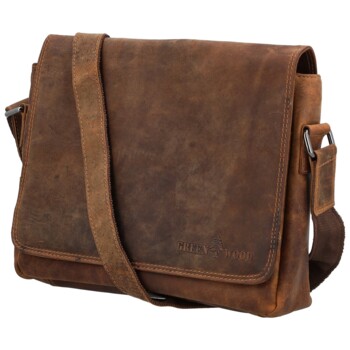Pánská kožená taška camel - Greenwood Jordy