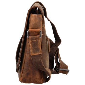 Pánská kožená taška camel - Greenwood Jordy