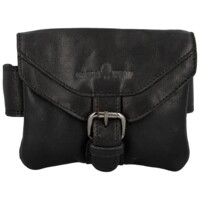 Pánská kožená ledvinka černá - Greenwood Obranem