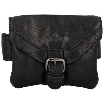 Pánská kožená ledvinka černá - Greenwood Obranem