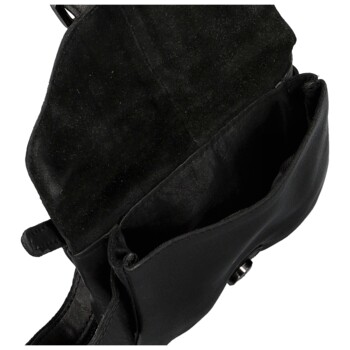 Pánská kožená ledvinka černá - Greenwood Obranem