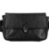 Dámská kožená crossbody kabelka černá - Greenwood Lusine
