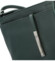 Dámská kožená crossbody kabelka tmavě zelená - Delami Vera Pelle Finni