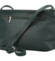 Dámská kožená crossbody kabelka tmavě zelená - Delami Vera Pelle Finni