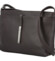 Dámská kožená crossbody kabelka tmavě hnědá - Delami Vera Pelle Finni