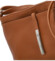 Dámská kožená crossbody kabelka koňaková - Delami Vera Pelle Finni