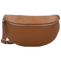 Dámská kožená ledvinka koňaková - Delami Vera Pelle Gianni