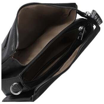 Dámská crossbody kabelka černá - Firenze Wiviena