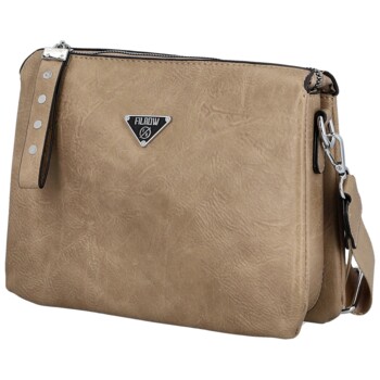 Dámská crossbody kabelka béžová - Firenze Wiviena
