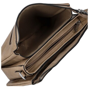 Dámská crossbody kabelka béžová - Firenze Wiviena