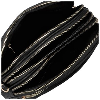 Dámská crossbody kabelka černá - Firenze Annika