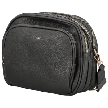 Dámská crossbody kabelka tmavě šedá - Firenze Annika
