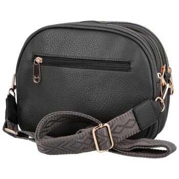 Dámská crossbody kabelka tmavě šedá - Firenze Annika