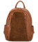 Dámský kožený batoh koňakový - Delami Vera Pelle Naoto
