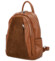 Dámský kožený batoh koňakový - Delami Vera Pelle Naoto