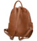 Dámský kožený batoh koňakový - Delami Vera Pelle Naoto