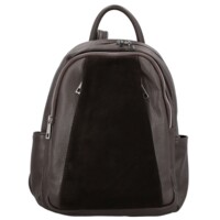 Dámský kožený batoh tmavě hnědý - Delami Vera Pelle Naoto
