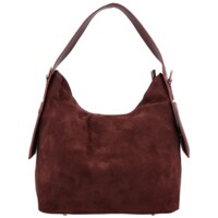 Dámská kabelka na rameno vínová - Delami Vera Pelle Mimmi