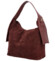 Dámská kabelka na rameno vínová - Delami Vera Pelle Mimmi