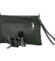Dámská kožená crossbody kabelka tmavě zelená - Delami Vera Pelle Denica