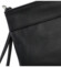 Dámská kožená crossbody kabelka černá - Delami Vera Pelle Denica