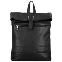 Dámský kožený batoh černý - Delami Vera Pelle Jorge