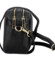 Dámská kožená crossbody kabelka černá - Delami Vera Pelle Maevis