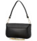 Dámská kožená kabelka na rameno černá - Delami Vera Pelle Aksely