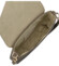 Dámská kožená kabelka na rameno taupe - Delami Vera Pelle Aksely