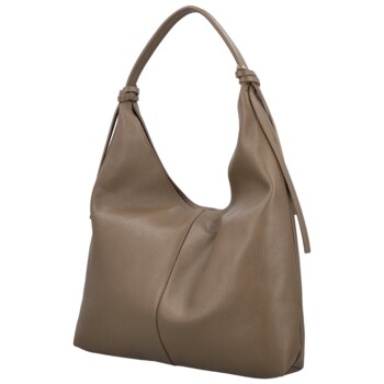 Dámská kabelka na rameno taupe - Delami Vera Pelle Lionela