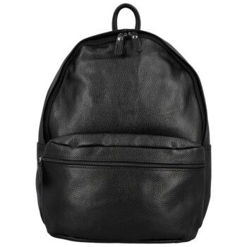 Dámský kožený batoh černý - Delami Vera Pelle Archie