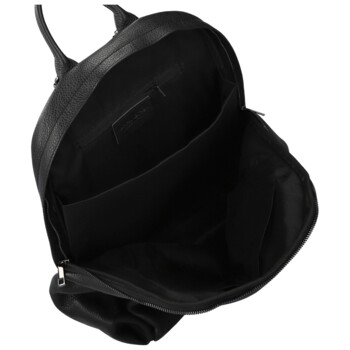 Dámský kožený batoh černý - Delami Vera Pelle Archie