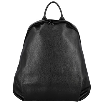 Dámský kožený batoh černý - Delami Vera Pelle Ricardo