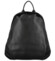 Dámský kožený batoh černý - Delami Vera Pelle Ricardo