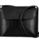 Dámská kožená crossbody kabelka černá - Delami Vera Pelle Walli