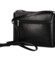 Dámská kožená crossbody kabelka černá - Delami Vera Pelle Walli