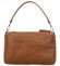 Dámská kožená kabelka na rameno koňaková - Delami Vera Pelle Sussan