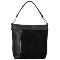 Dámská kožená kabelka do ruky černá - Delami Vera Pelle Aneli