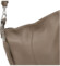 Dámská kožená kabelka do ruky taupe - Delami Vera Pelle Ameli