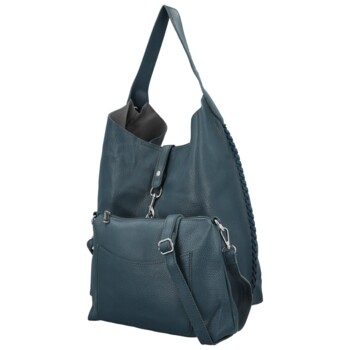 Dámský set kabelek modrý - Paolo bags Lona