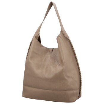 Dámský set kabelek tmavě béžový - Paolo bags Lona