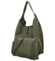 Dámský set kabelek tmavě zelený - Paolo bags Lona