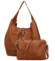 Dámský set kabelek hnědý - Paolo bags Lona